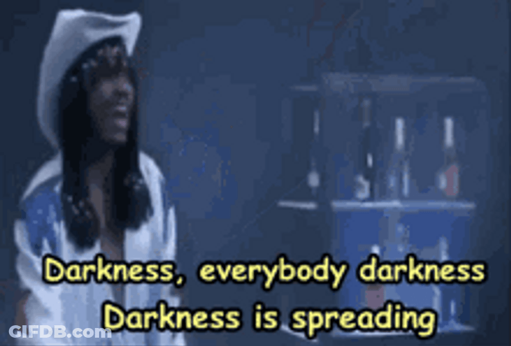Clayton Bigsby Darkness Is Spreading GIF