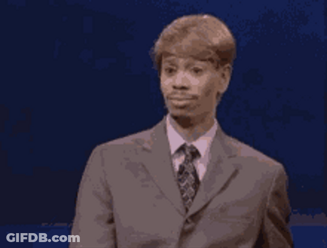 Clayton Bigsby Role Playing While Laughing GIF