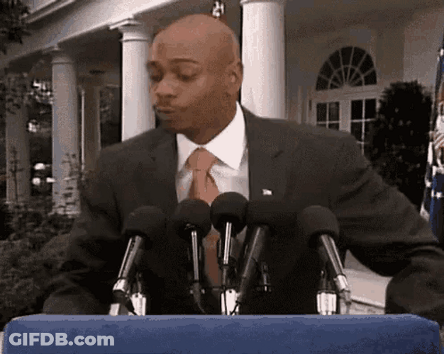 Clayton Bigsby Saying Shut Up GIF