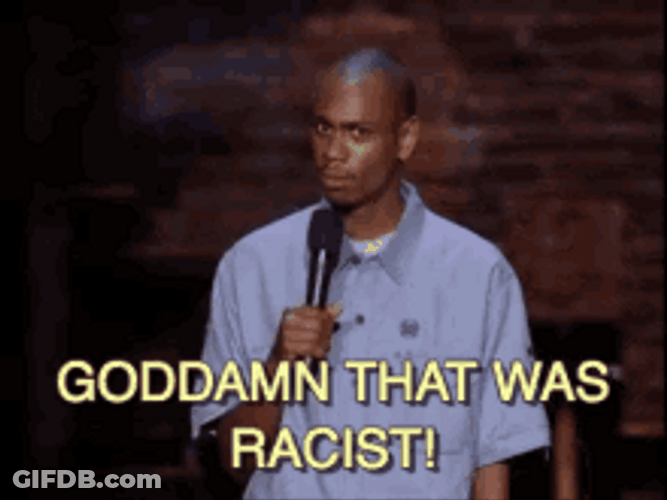 Clayton Bigsby Saying That's Racist GIF