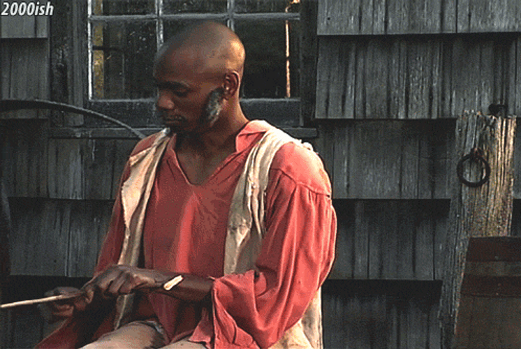Clayton Bigsby Smiling While Trying To Make A Fire GIF