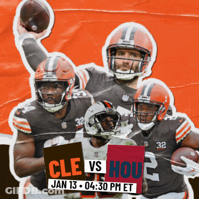 CLE Vs HOU January 13Th Poster GIF