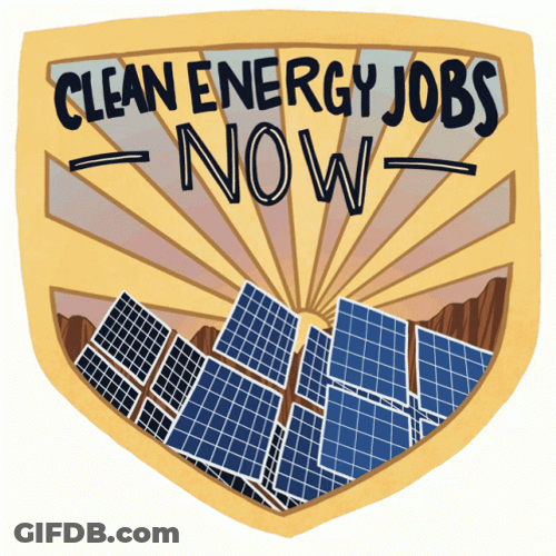 Clean Energy Solar Panels GIF