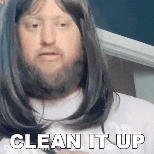 Clean It Up Now Dj Hunts GIF