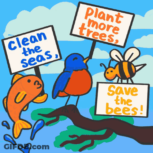 Clean The Seas Plant More Trees GIF