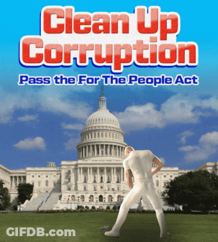 Clean Up Corruption Pass For The People Act GIF