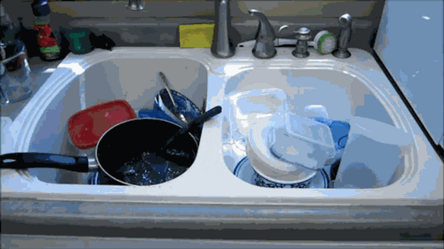 Cleaning Drill Doing Dishes GIF