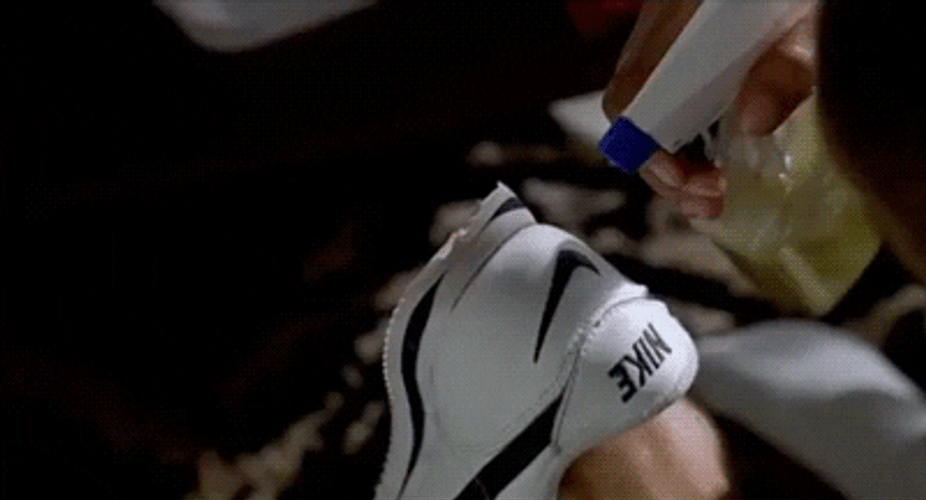 Cleaning Nike Sneaker GIF