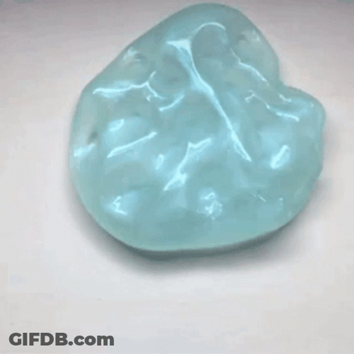 Clear Light Blue Slime GIF