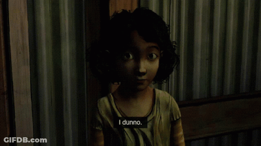 Clementine I Dunno GIF