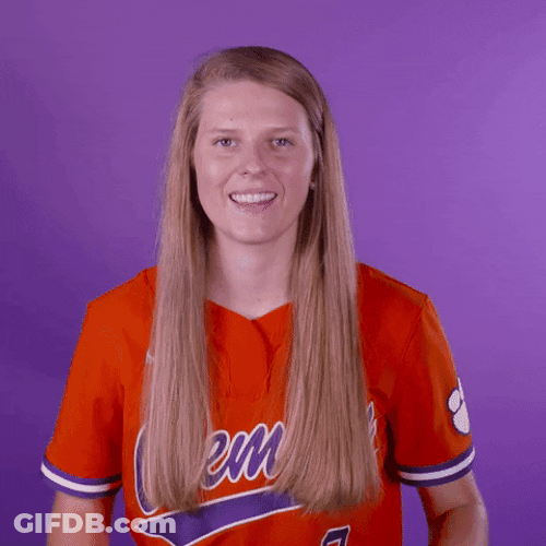 Clemson Long Hair Player Thumbs Up GIF