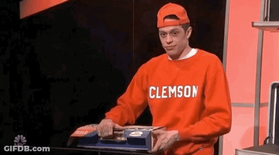 Clemson Player Opening A Box GIF