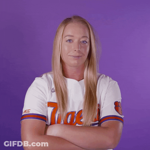 Clemson Player Thumbs Up Jersey 13 GIF