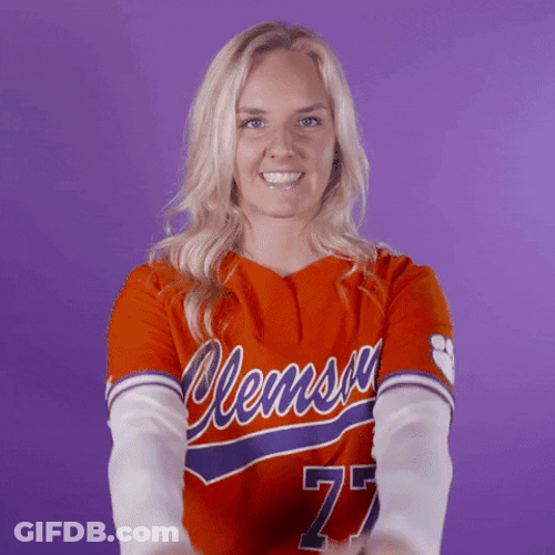 Clemson Player Woman Thumbs Up GIF