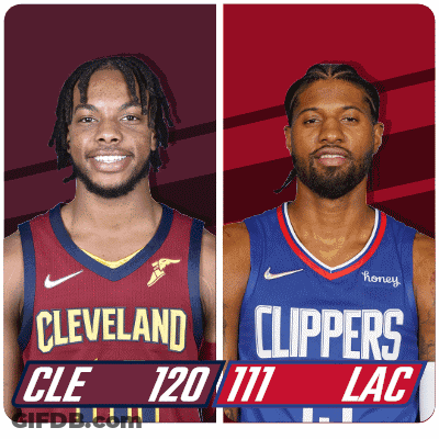 Cleveland And Clippers Basketball Players GIF