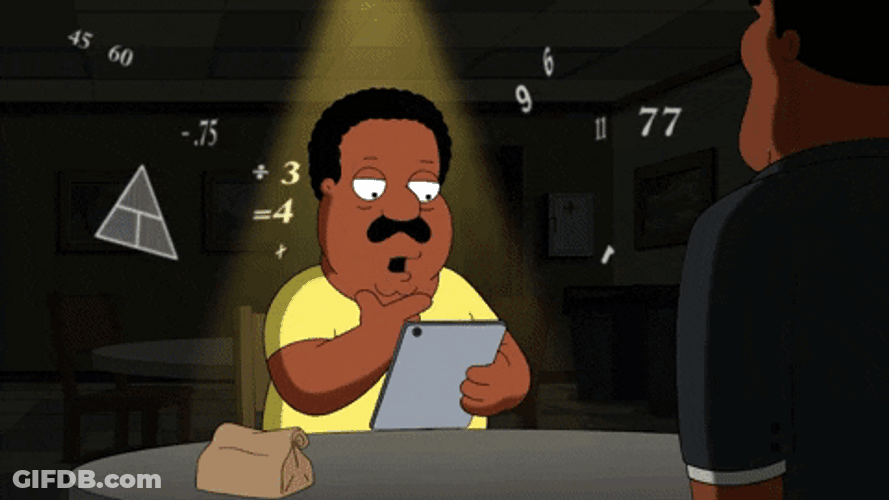 Cleveland Brown Hangover Math GIF