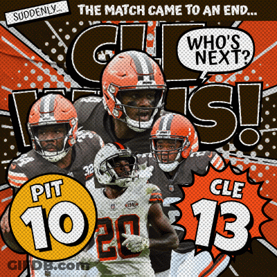 Cleveland Browns Advertisement Pit 10 Cle 13 GIF