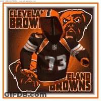 Cleveland Browns Dog In Jersey GIF