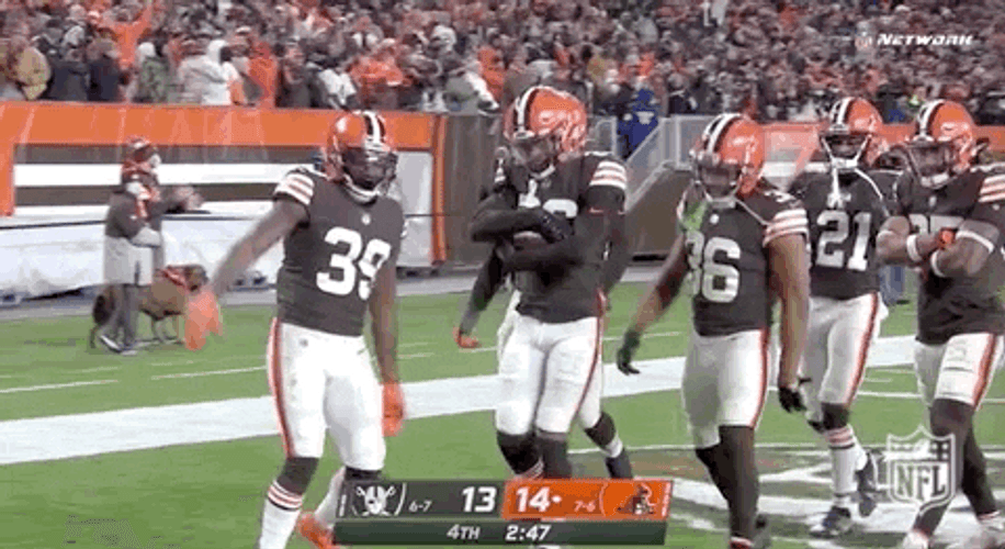 Cleveland Browns Players Assembling GIF