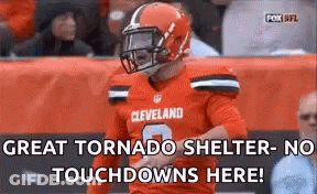 Cleveland Browns Poster Playing CLE6 And 10 ATL GIF