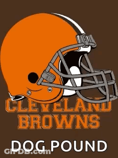 Cleveland Browns Poster With Helmet GIF