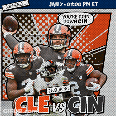 Cleveland Browns Vs Cincinnati Titans Football Game GIF