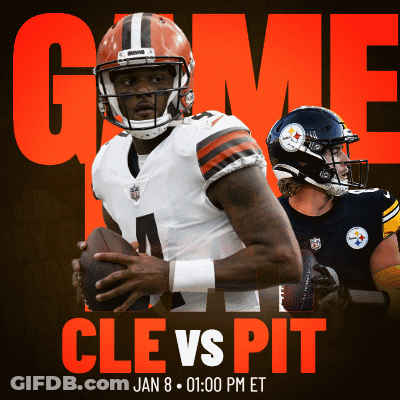 Cleveland Browns Vs Pittsburgh Steelers Game Ad GIF