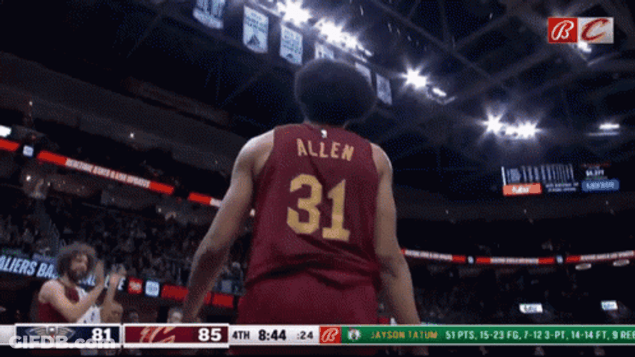 Cleveland Cavaliers Jarrett Allen Hi Five GIF