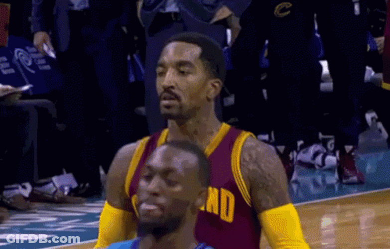 Cleveland Cavaliers Jr Smith Ripping GIF