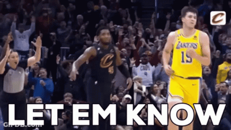 Cleveland Cavaliers Let Them Know GIF