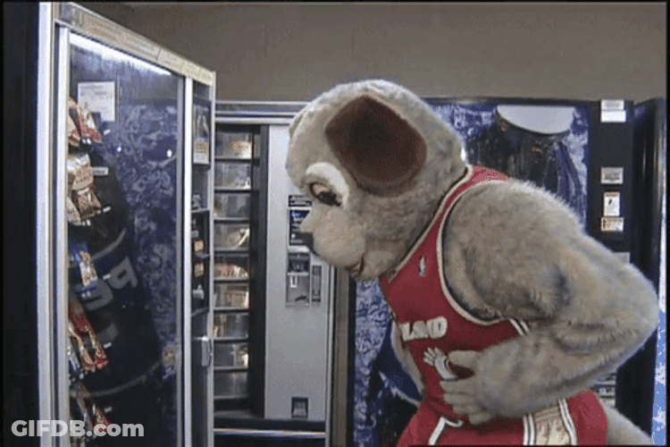 Cleveland Cavaliers Moondog Vendo GIF
