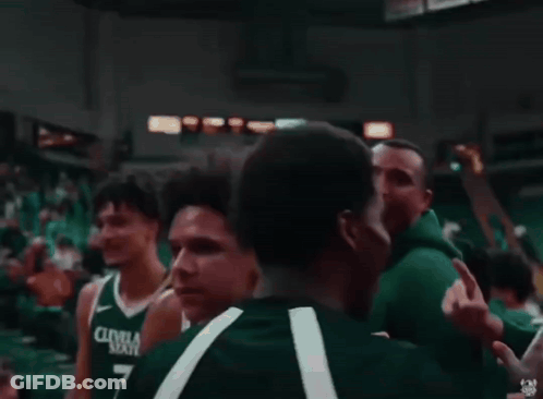 Cleveland State Basketball Player Number 1 GIF
