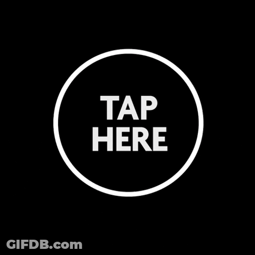 Click Here Tap Button Circle GIF