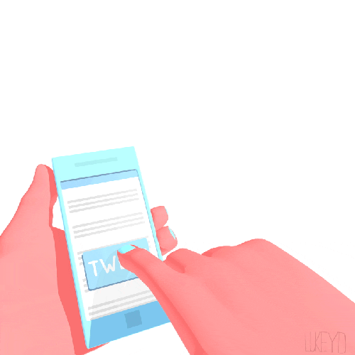 Clicking Social Media Twitter GIF