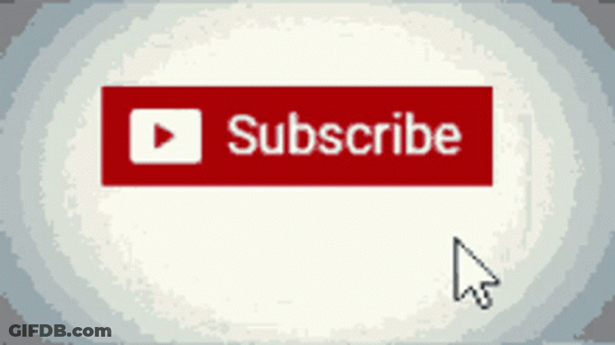 Clicking Subscribe Button Animation GIF