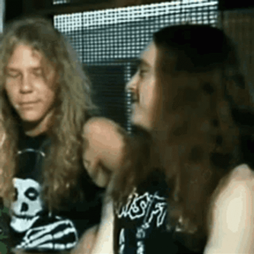 Cliff Burton Metal Rock Band GIF
