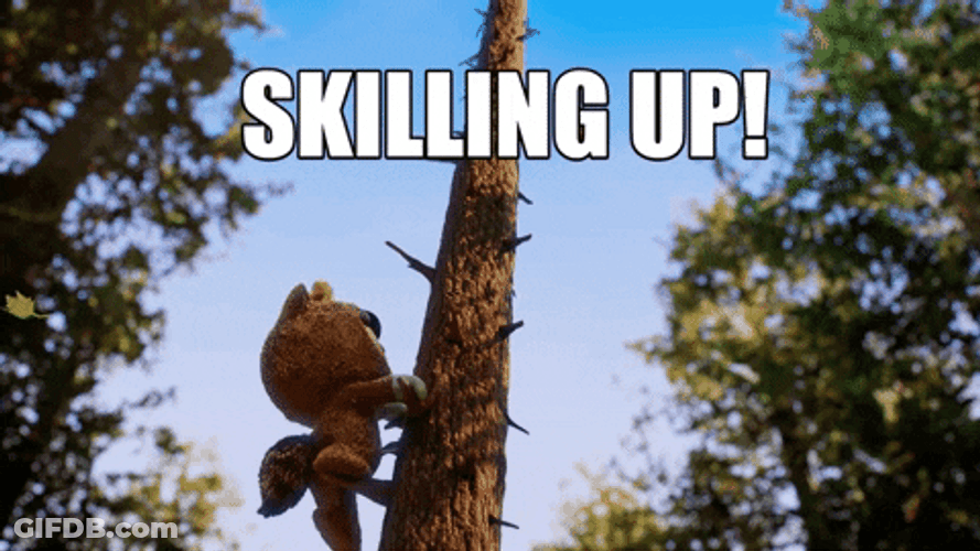 Climbing Education Tree Skilling Up GIF