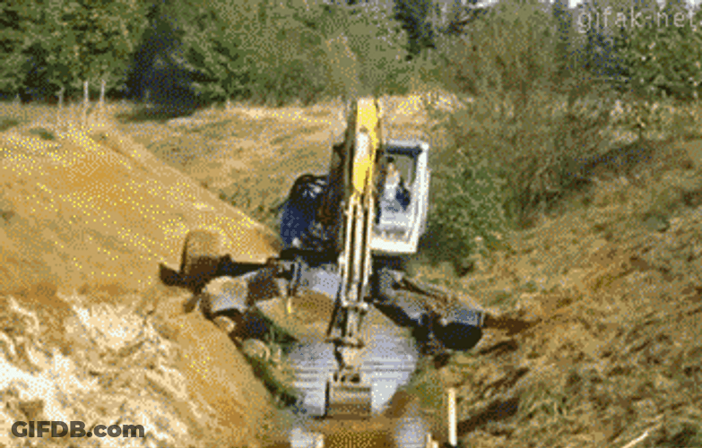 Climbing Excavation GIF
