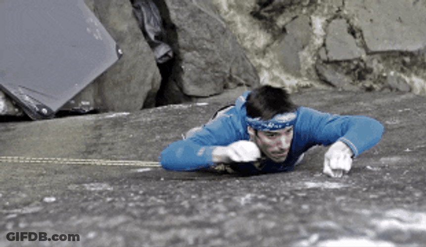Climbing Trad Rock GIF