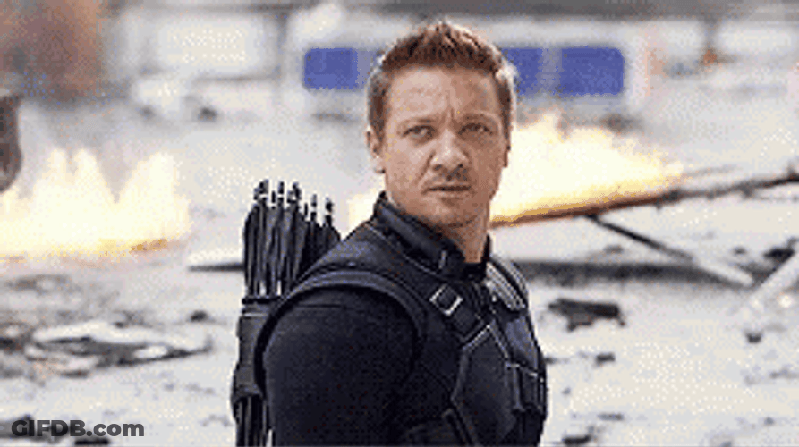 Clint Barton Hawkeye Charming Smile GIF
