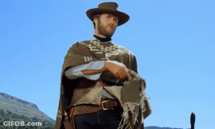 Clint Eastwood Cowboy Im Ready GIF