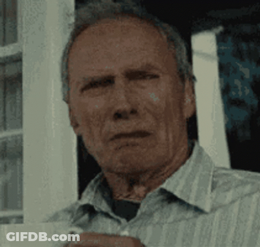 Clint Eastwood Disgusting Reaction GIF