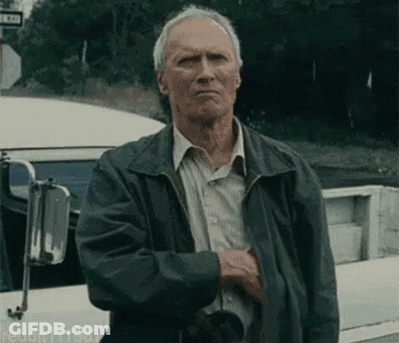Clint Eastwood Finger Guns GIF