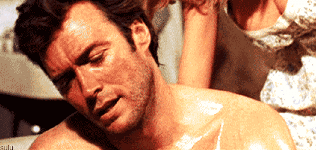 Clint Eastwood Relaxing Massage GIF