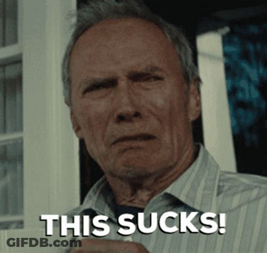 Clint Eastwood This Sucks GIF