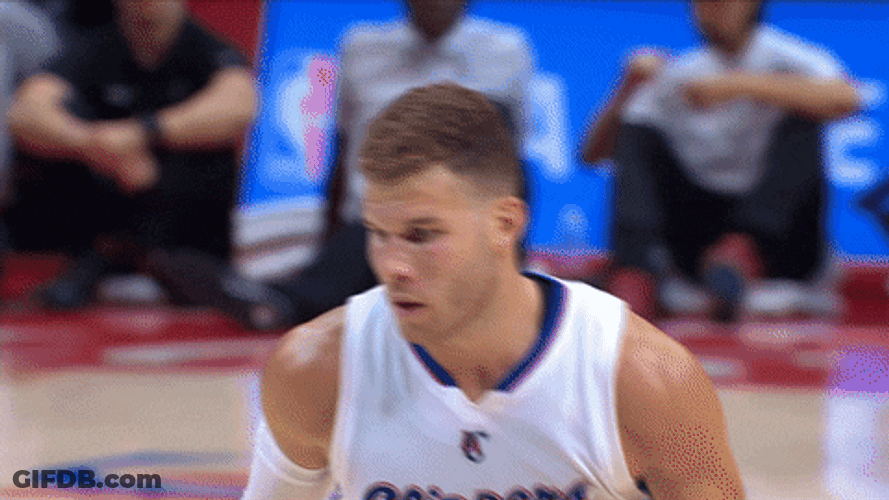 Clippers Blake Griffin Spin Move Dunk GIF