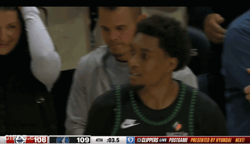 Clippers Vs Mavericks Basketball Game GIF