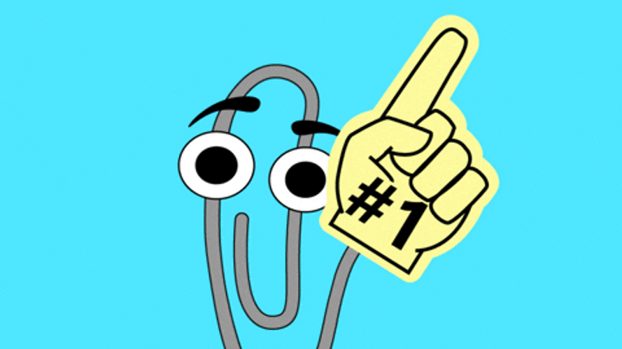 Clippy Stcker Pointed GIF