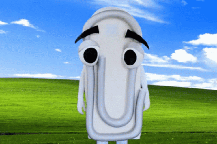 Clippy Windows Heart GIF