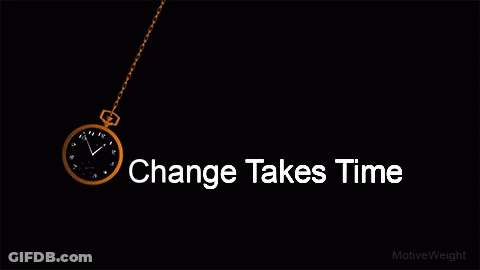 Clock Hanging From Chain Change Takes Time GIF